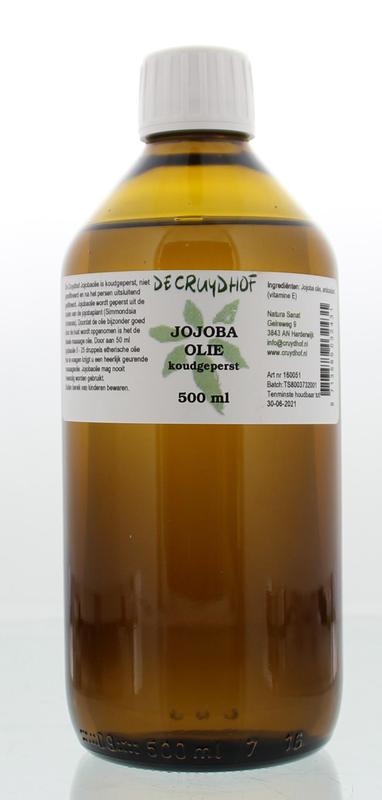 Cruydhof Jojoba olie koudgeperst (500 ml) Top Merken Winkel